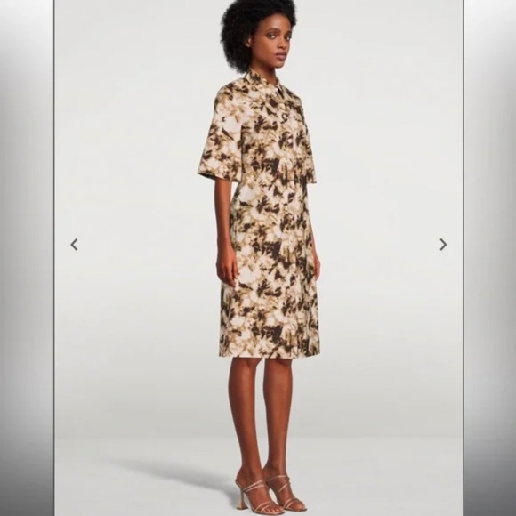 Samsoe Samsoe DEMI DRESS AOP CAMO CLAY size small - Picture 4 of 9